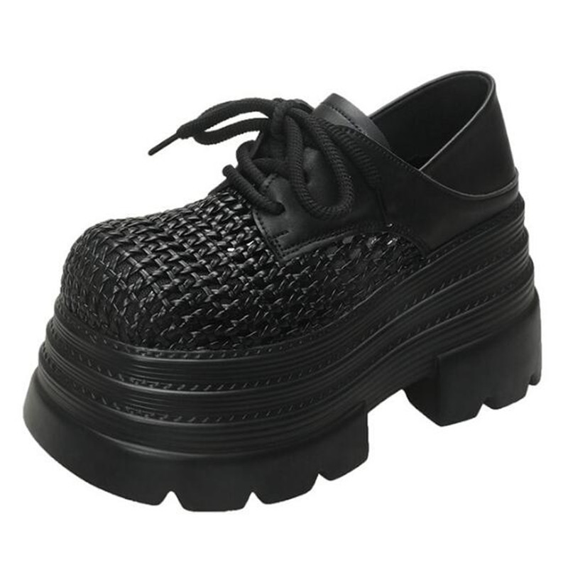 Wedge Espadrille Women - New 2025 Women's Hollow Leather Sneakers