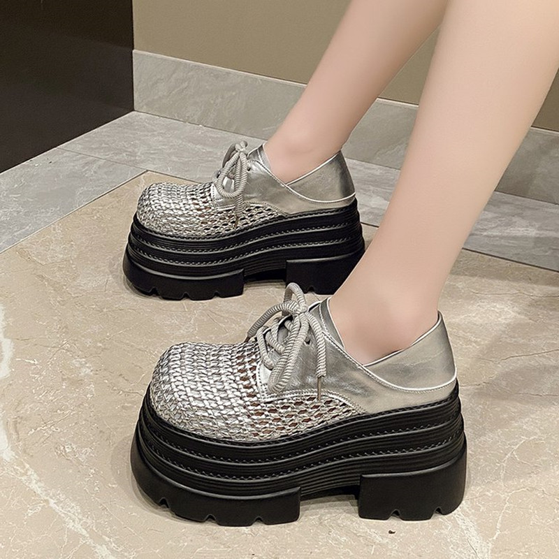 New 2025 Women's Hollow Leathe - огляд і ціна Wedge Espadrille Women
