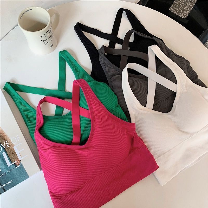 Sexy Sports Bra Yoga Bra Fitne - огляд і ціна Bralette Triangle Set