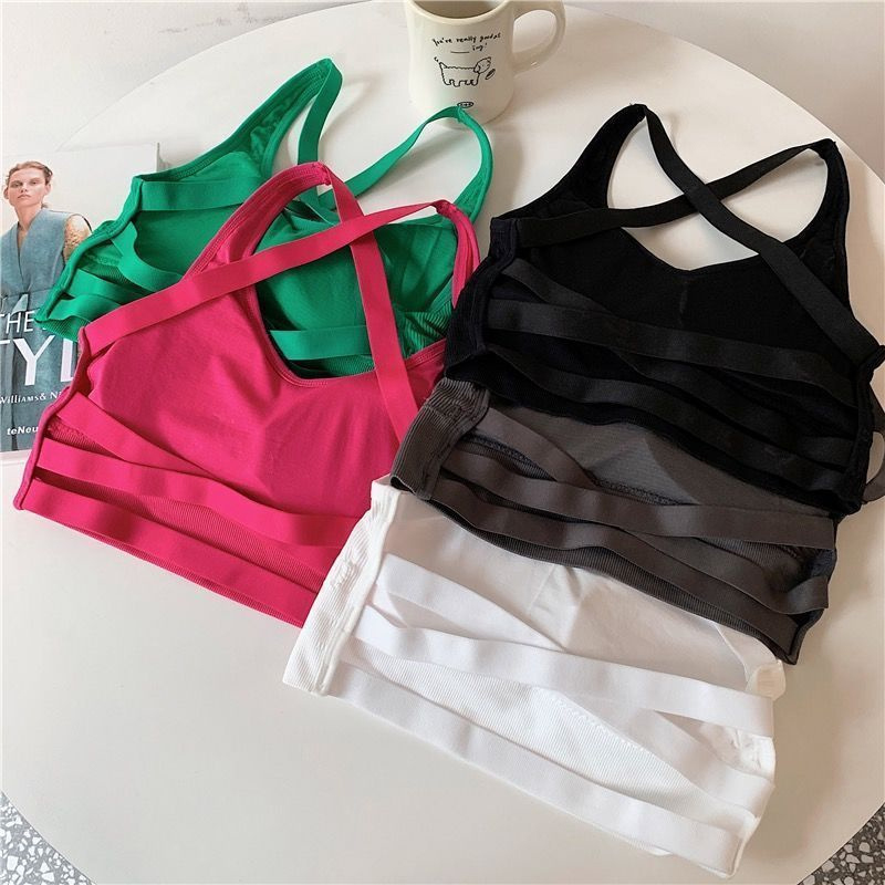 Sexy Sports Bra Yoga Bra Fitne - огляд і ціна Bralette Triangle Set