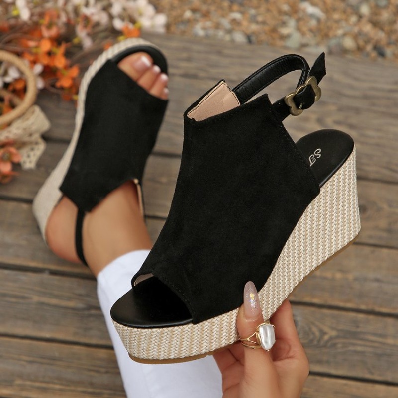 Women Sandals Summer Wedge Pla - огляд і ціна Wedge Espadrille Women
