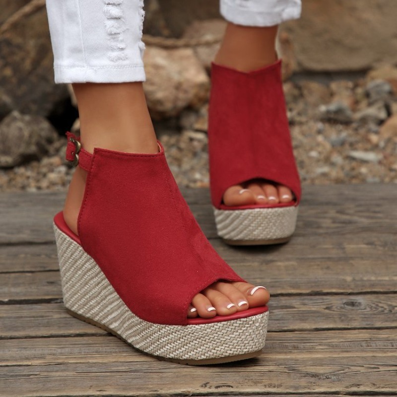 Women Sandals Summer Wedge Pla - огляд і ціна Wedge Espadrille Women