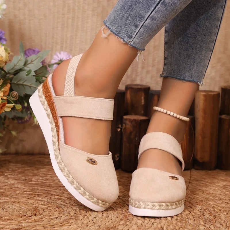 Women Closed Toe Wedge Sandals - огляд і ціна Wedge Espadrille Women