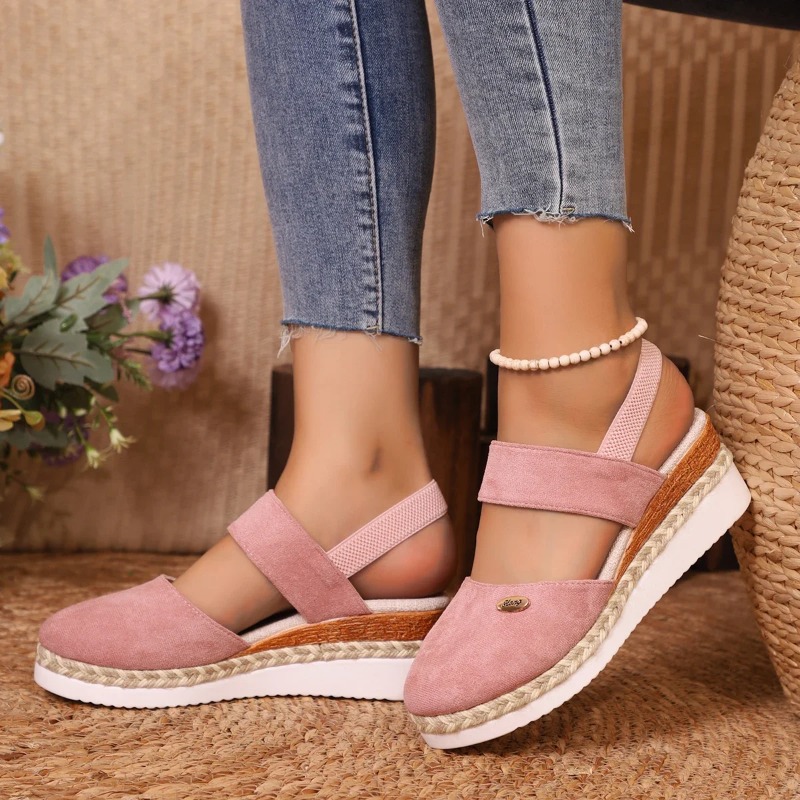 Women Closed Toe Wedge Sandals - огляд і ціна Wedge Espadrille Women