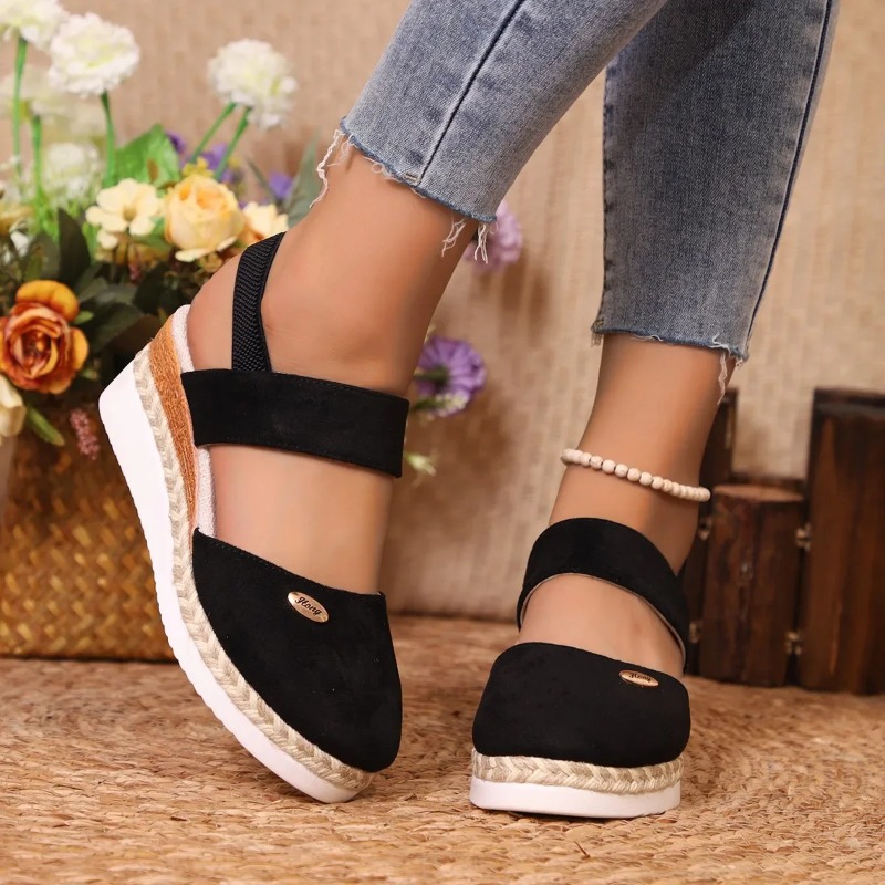 Women Closed Toe Wedge Sandals - огляд і ціна Wedge Espadrille Women